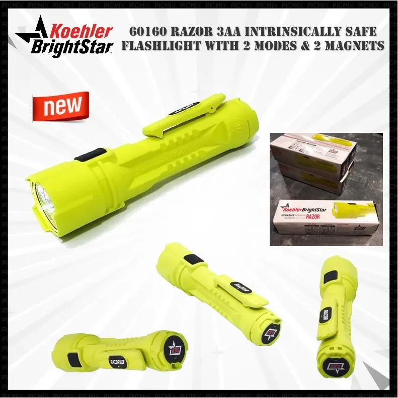 [114] BRIGHTSTAR MODEL #60160 LED FLASHLIGHT 