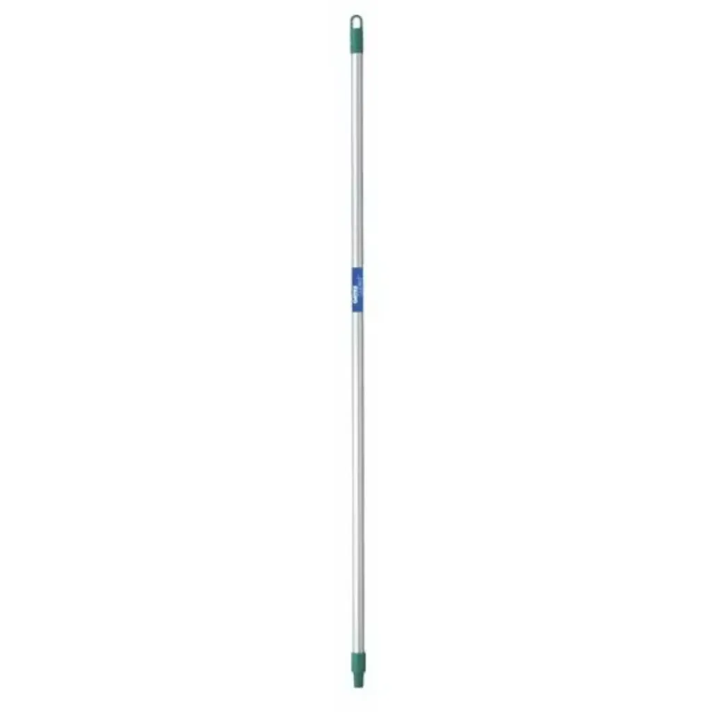 ALUMINIUM HANDLE GREEN HREAD 1.35m X 25mm