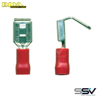 [198] CONN QUIK FEMALE TERM 6.4mm RED