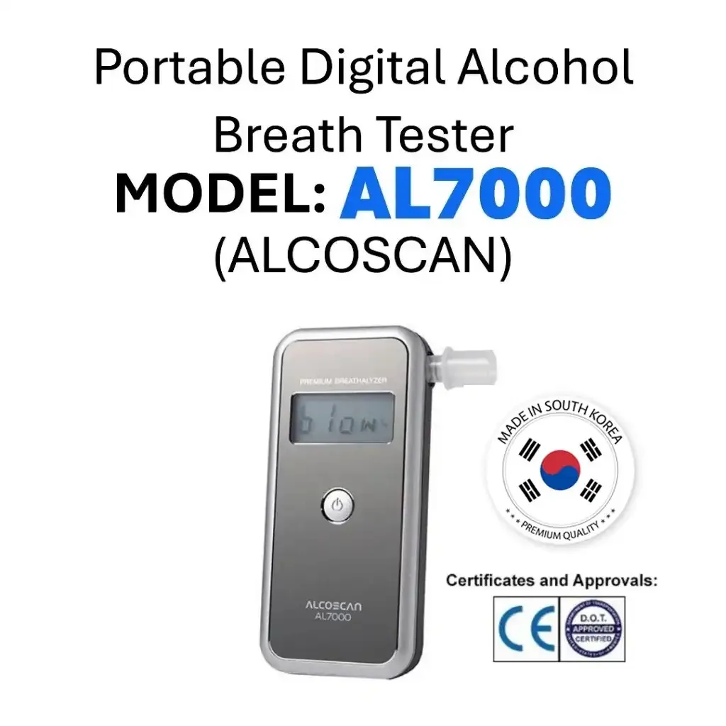 ALCOSCAN AL7000 ALCOHOL BREATHALYZER