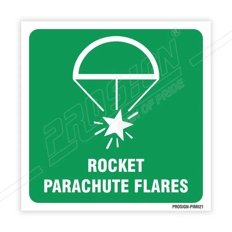 [2179] IMO SIGN Parachute Rockets Flare