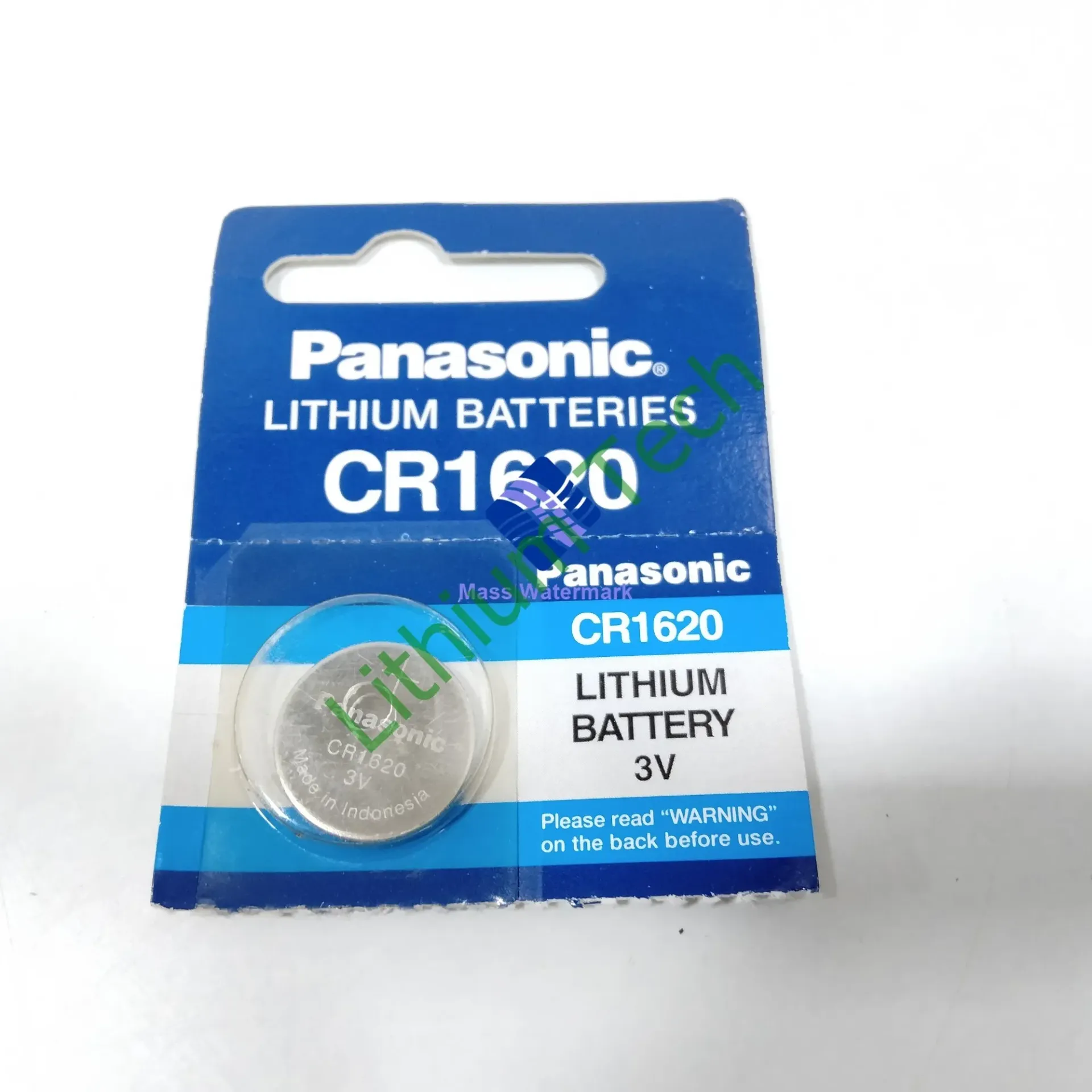 [2578] BATTERY LITHIUM MANGANESE, DIOXIDE CR-1620 3V 16X2MM