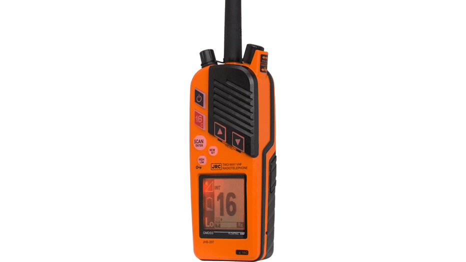 [3028] GMDSS Emergency Handheld VHF JRC portable VHF JHS-207M